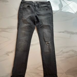 Mossimo gray, slim skinny jeans size 9
